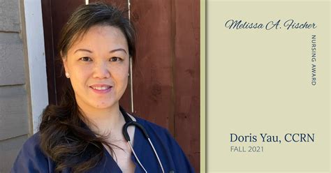 Fall 2021 Nursing Award Recipient Doris Yau Ccrn Nurseregistry