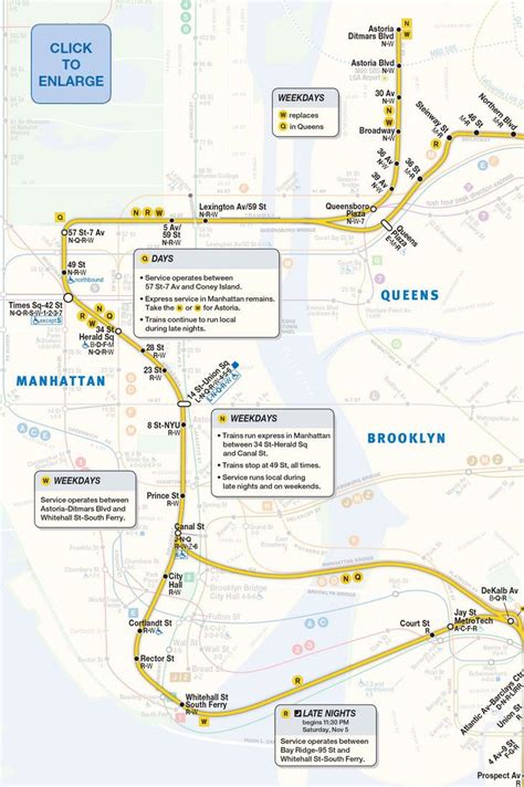 The W Train Returns Today See The Mtas New Service Map 6sqft