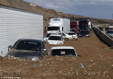 Dead Body Found Inside Car In Palmdale Buried Under Mud During Californias Floods Daily Mail