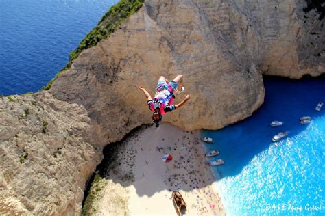 Zakynthos Base Jumpers At Navagio Beach Talk About Their