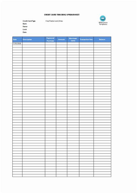 You don't have to report all of your income, just the income you want to be considered as available to repay your credit card. 50 Credit Card Payment Tracking Spreadsheet | Ufreeonline Template