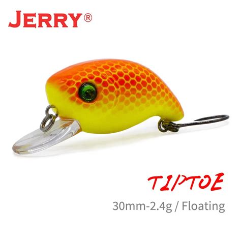 Jerry Tiptoe Trout Area Micro Floating Wobblers Spinning Plugs Uv