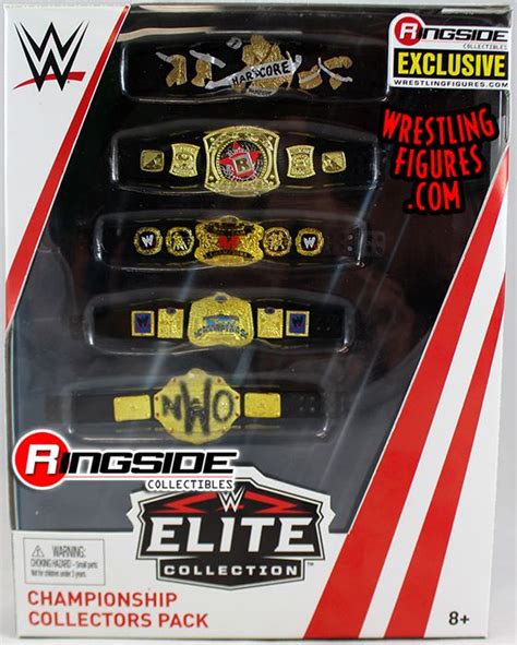 Sports Custom Wcw Nwo Big Gold Title Belt For Wwe Mattel Elite Figures