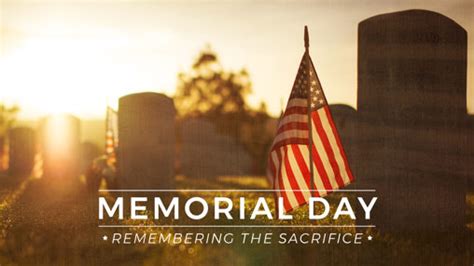 Church Powerpoint Template Memorial Day Remembering The Sacrifice