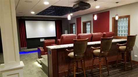 Boat home theatre and soundbars come with the captivating sound of dolby audio technology. Kole Digital Basement, Home Theater and Bar Tour | Open ...