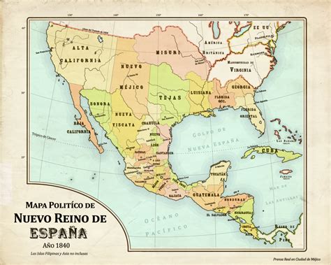 North America Spanish States In Another Xix Century More Than Absolut