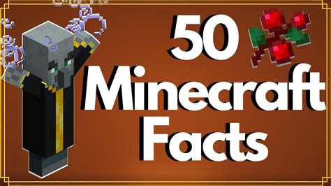 Minecraft 50 Awesome Facts Youtube