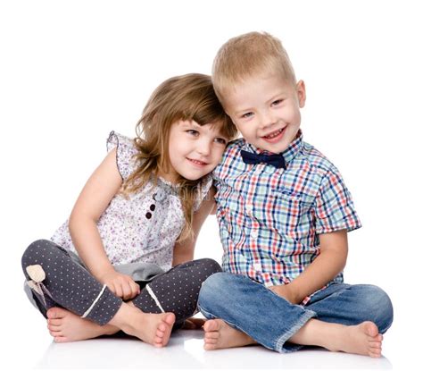 Uśmiechnięty Brat I Siostra Zdjęcie Stock Obraz Złożonej Z Rodziny Positivity 34926590