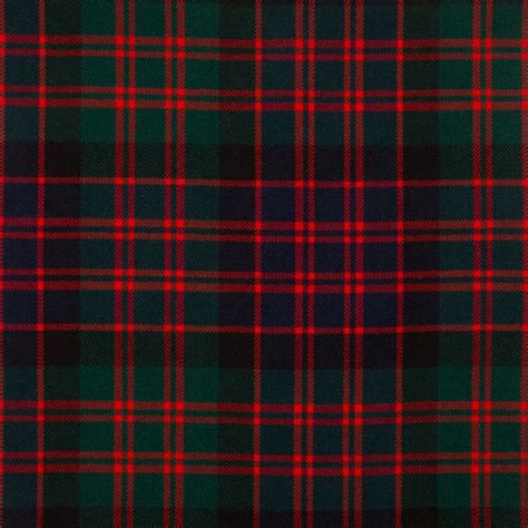 Macdonald Clan Modern Medium Weight Tartan Fabric Lochcarron Of Scotland