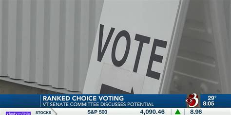 vt senate committee discusses ranked choice voting