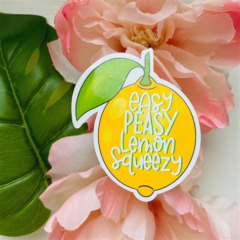 Easy Peasy Lemon Squeezy Summer Lemonade Teacher Appreciation Etsy