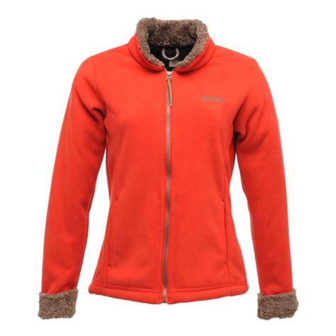 Womens Orange Warm Spirit Fleece Jacket Brandalley