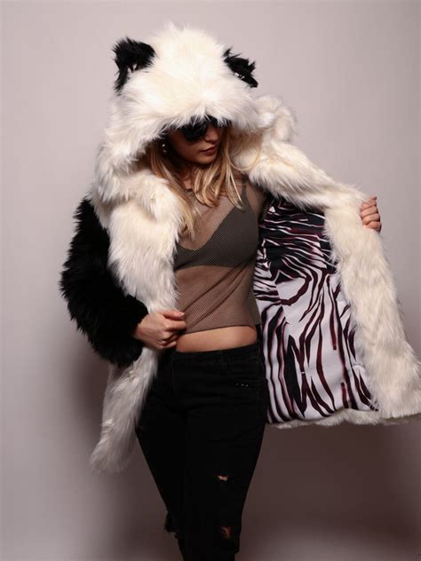 Limited Edition Panda Faux Fur Coat