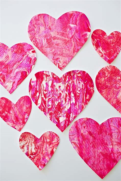 Valentine Shaving Cream Heart Art With Kids