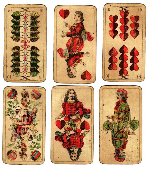 What's in your cards today? Free to use: Vintage German Playing Cards | I just acquired … | Flickr