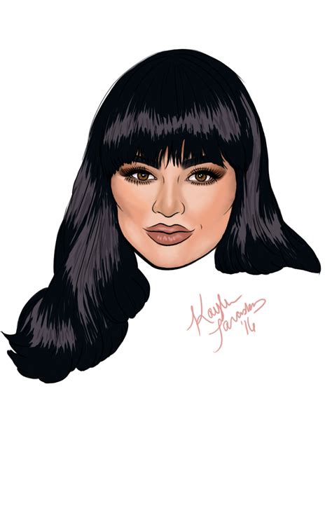 Digital Portraits Kylie Jenner On Scad Portfolios