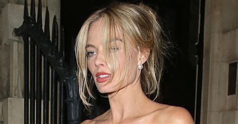 Margot Robbie Looks Bleary Eyed As She Leaves Barbie Afterparty After London Premiere Mirror
