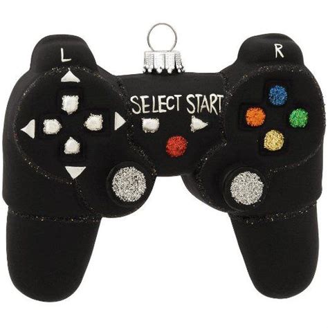 Handheld Video Game Controller Glass Holiday Christmas