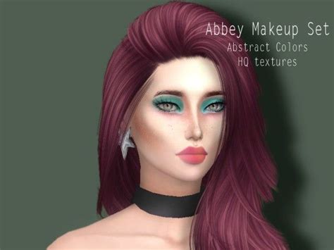 The Sims Resource Abbey Makeup Set By Sharareh • Sims 4 Downloads