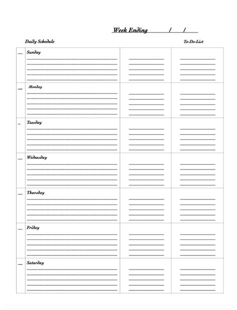 Free Printable Weekly Planners Multiple Designs Weekly Planner