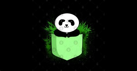 Pocket Panda Panda Sticker Teepublic