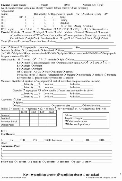 Employee Physical Exam Form Template Awesome Physical Exam Template