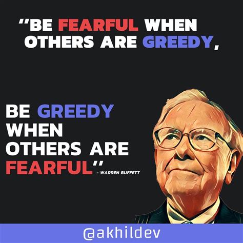 Warren Buffett Once Said That As An Investor It Is Wise To Be Fearful When Others Are Greedy And