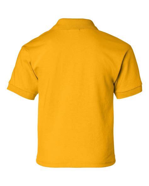 Gildan Youth Polycotton Jersey Style Polo Shirt Item 8800b Big Bear