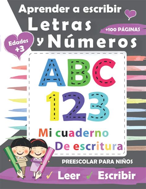 buy aprender a escribir letras y números libro de ejercicios y de actividades para niÑos la