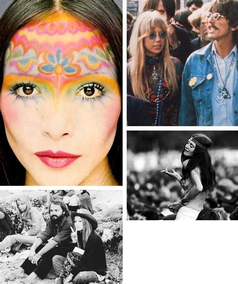 1970s Hair And Makeup 1970s Hairstyles Hippie Makeup Vintage Makeup