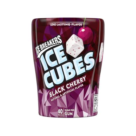 Ice Breakers Ice Cubes Black Cherry Chewing Gum 40pcs In 2020 Gum