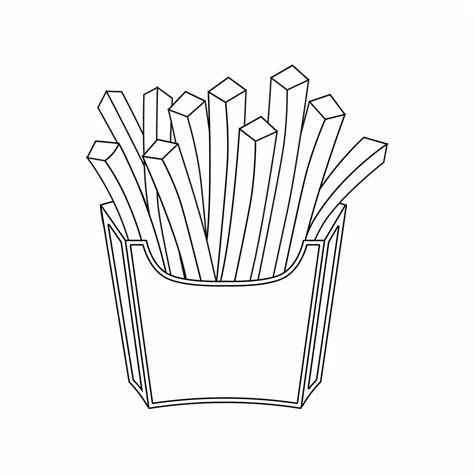 how to draw french fries easy drawing tutorial for ki