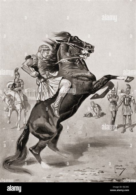 The Taming Of Bucephalus By Alexander The Great 4th Century Bc