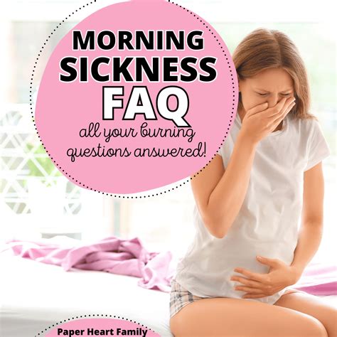 Morning Sickness Faq Your Burning Questions Answered