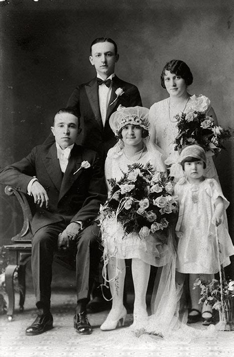 Wedding portrait, Doganieri Family, Montreal, QC, 1920s