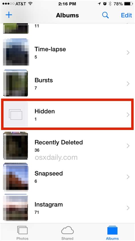 How To Hide Photos On Iphone And Ipad With The Hidden Album