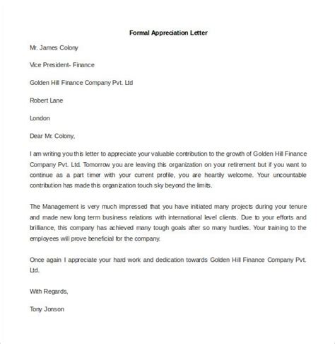 The correct formatting to use when writing a letter depends largely on the type of letter you plan to write and whom you are writing to. 23+ Best Formal Letter Templates - Free Sample, Example ...