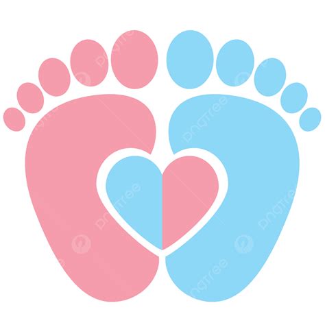 Baby Footprints Clipart Transparent Png Hd Cute Baby Love Footprints