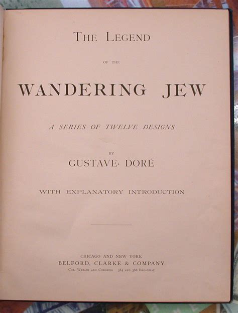 Dore Gustave The Legend Of The Wandering Jew A Series Of Twelve