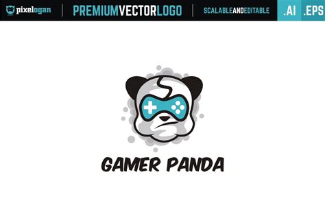 Gamer Panda ~ Logo Templates ~ Creative Market