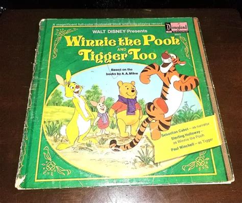 Walt Disney Presents Winnie The Pooh And Tigger Too Lp Disneyland