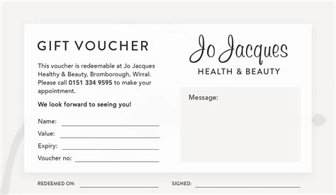 T Vouchers Jo Jacques Health And Beauty