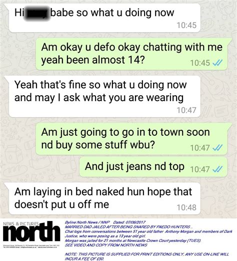 Disgusting Messages Married Father Sent To Girl 13 He Wanted To Meet For Sex Metro News