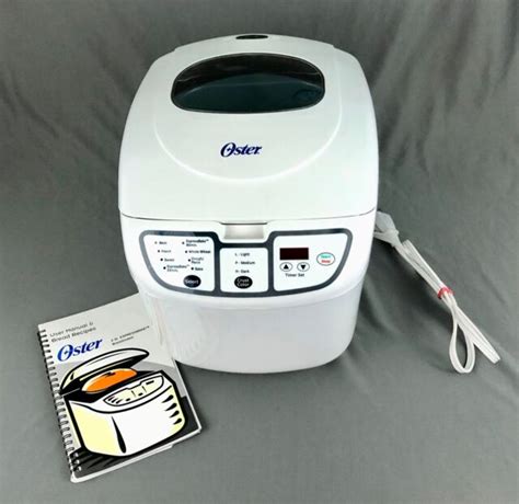 Oster 2 Lb Expressbake Bread Maker 5838 With Instruction Recipe Booklet