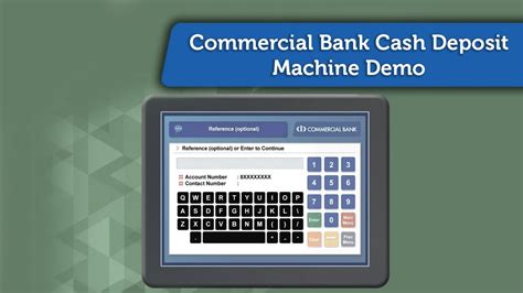 Currently the machines are available in mzuzu, lilongwe. Commercial Bank Cash Deposit Machine Demo - YouTube
