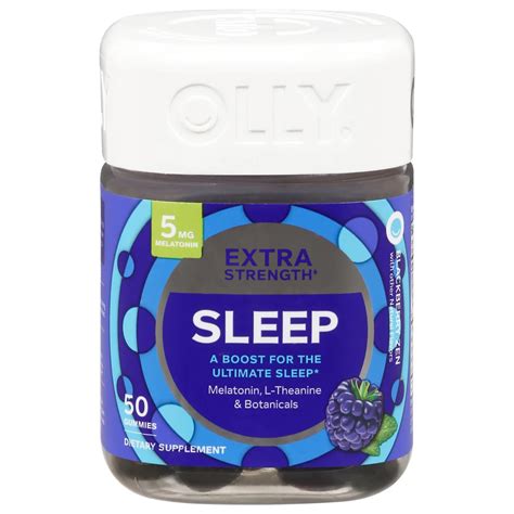 Olly Extra Strength Sleep Gummies Shop Herbs And Homeopathy At H E B