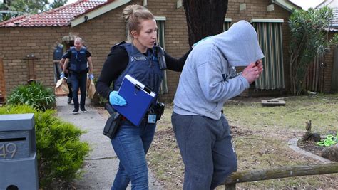 arrests made as police raid noble park north property in operation against organised crime