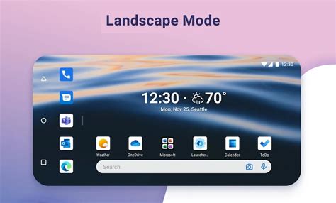 Microsoft Launcher V62 With Landscape Mode Now Available