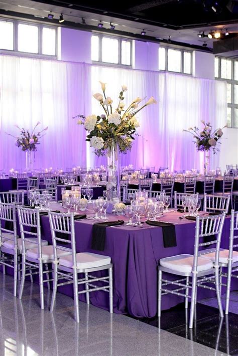 Purple Wedding Theme Purple And Silver Wedding