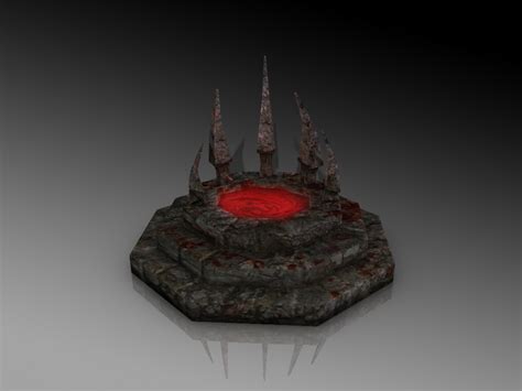 Blood Fountain 3d Model